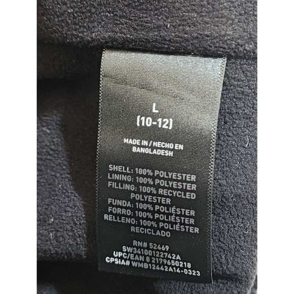 Swiss Tech Youth Unisex L 10/12 Plus Puffer Jacket Performance Gear Peak Black - Picture 6 of 8